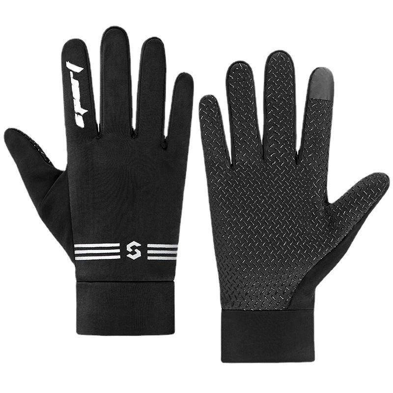 Thermal Gloves Autumn Winter Windproof Anti-Slip Touchscreen Running Cycling Sports Outdoor Adult Thick Warm