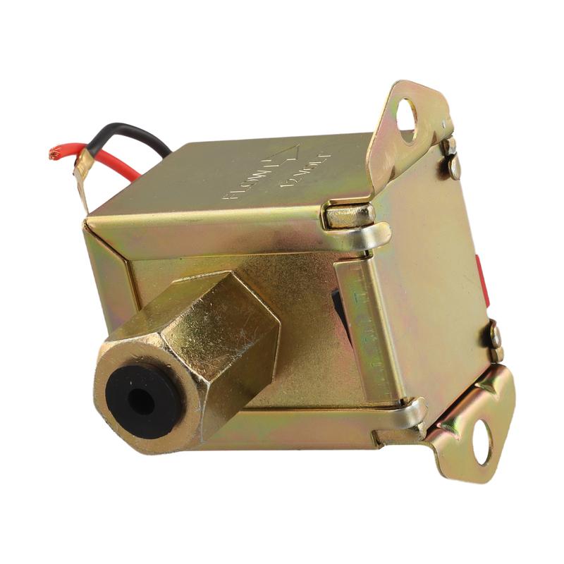 12V Inline Fuel Pump Electric 2 54PSI Low Pressure for Diesel and Gas Vehicles with Copper Core and Iron Shell Components