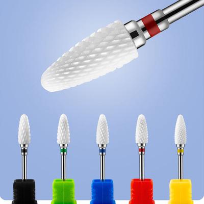 1Pc Ceramic Tungsten Nail Drill Bits File For Electric Manicure Machine Tool