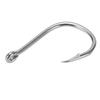 50Pcs Fishing Hook for Iseama Fish Hook Barbed Type High Carbon Steel with Hole for Outdoor Activity