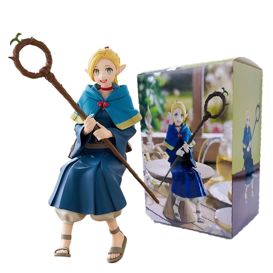 14cm Good Smile Original Delicious In Dungeon GSC Meshi Marcille Laios Raiosu Anime Action Figure Noodle Stopper Model Toys Gift