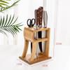 Kitchen Knife Holder Knife Rack  Kitchen Utensils Multi-functional Storage Rack  Solid Wood Knife Holder  Chopstick Cage Storage