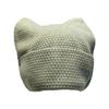 Cats Ear Knitted Hat Women Crochet Hat Warm Winter Hat Soft Crochet Hat Windproof Snow Hat for Women Outdoor Activity
