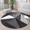 Non-slip Geometric Rotundity Carpet Soft Abstract Rug for Living Room Bedroom Washable Kids Home Decor