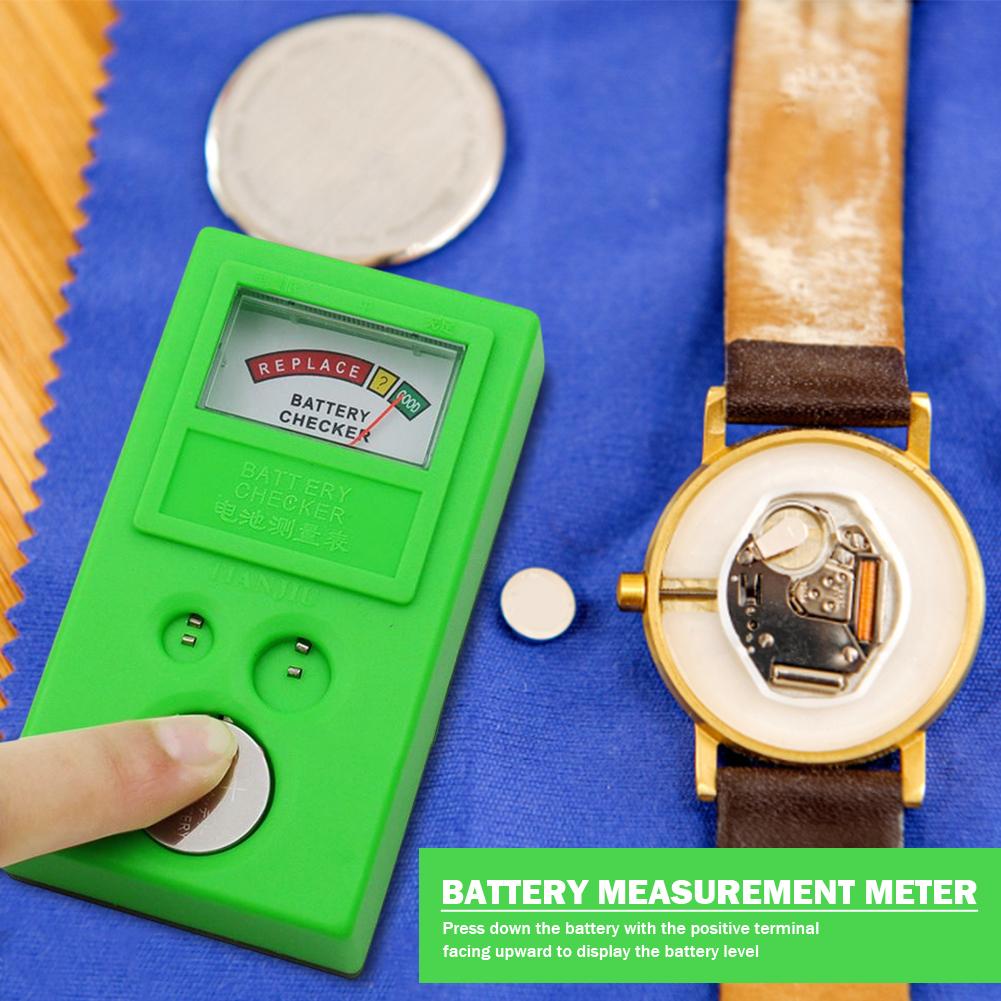 Button Cell Battery Checker Multifunctional Measuring Instrument Lightweight and Easy To Use for Clock and Watch Batteries