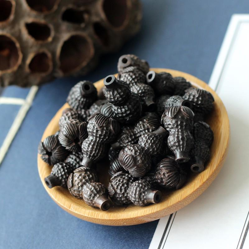 Ebony Gourd DIY Handmade Jewelry Pendant Charms