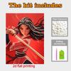 Disney DIY Pearl Art Painting Mulan Heroic Home Wall Decoration Pearl Gemstone Painting Pictures Crafts Home Decoration