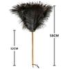 Feather Household Ostrich Duster With Handle For Efficient Dust Tool Removal