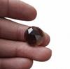 Smoky Quartz Rose Cut Cabochons, Round Brown Smoky Quartz Gemstones, Faceted Cabochon Lot, Jewelry Making Supplies