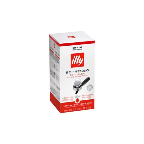 18 Illy Espresso Medium Roast Coffee Pads