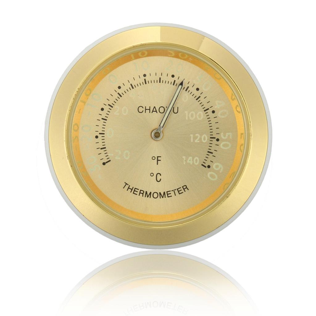ABS Auto Uhr Thermometer KFZ Hygrometer Feuchtigkeits Innenausstattung Leuchtend