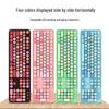 Skyreach Cute Punk Colorful Lipstick Wireless Keyboard & Mouse Set for Girls’ Office