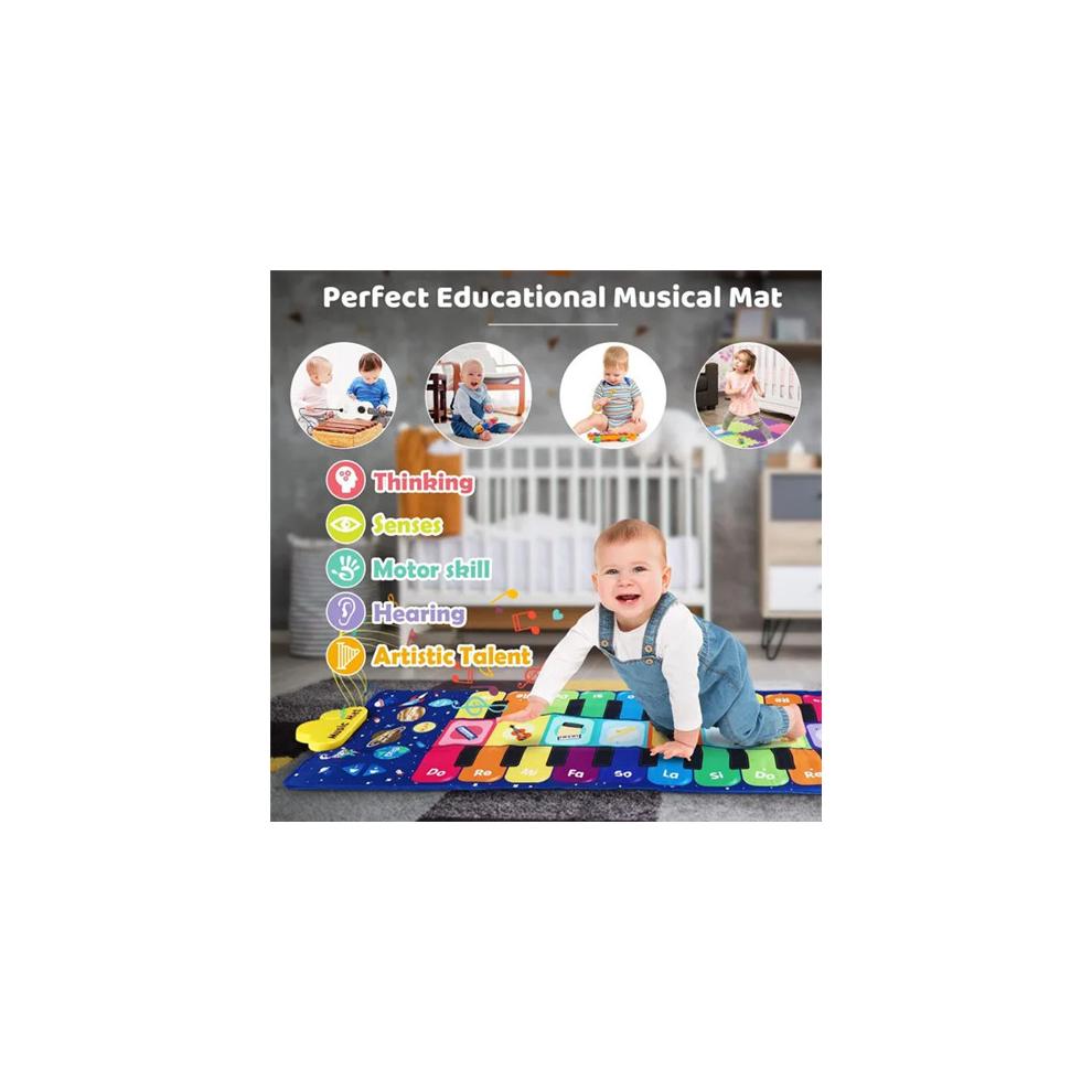 Baby Music Mat Toy Piano Educational Toys for Birthday Christmas Gifts