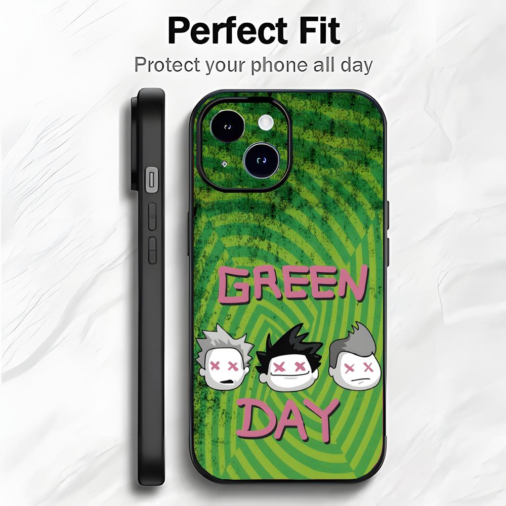 Punk Classic American Band G-Green Day Phone Case Phone Case Soft Packaging Lightweight For iPhone17 16 15 14 13ProMax