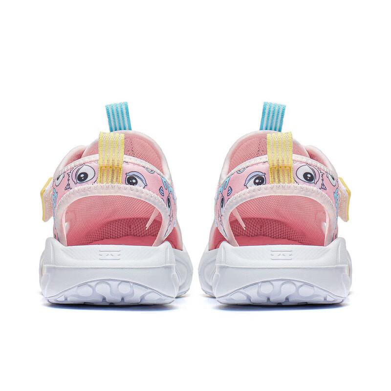 Li Ning Lekkie Trwałe Sandały Dziecięce Obuwie Dziecięce Różowe Niebieskie YKKT002-4