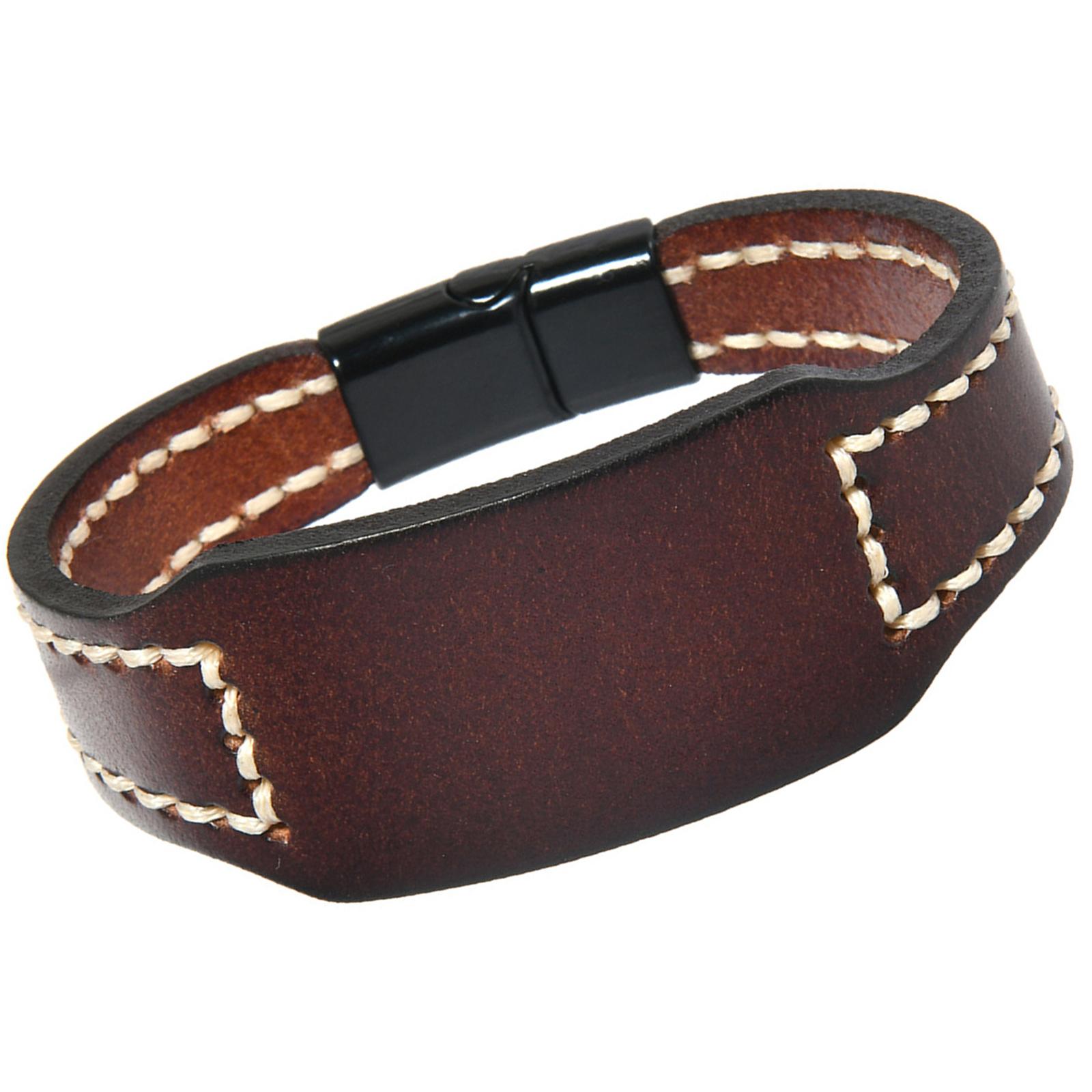 

Браслет из натуральной коровьей кожи ручной работы, регулируемые размеры для повседневной носки и торжественных случаев темно-синий