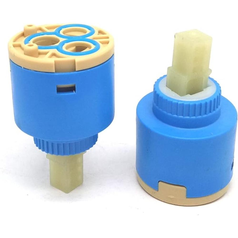 Ceramic Disc Cartridge Mixer Faucet Thermostatic Cartridge Faucet Disc Valve Pp Plastic for 35/40Mm