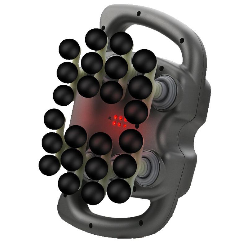 2026 New Gift 24-Head Fascia Gun 9 Modes High Frequency Vibration Body Massage Gun Back Neck Shoulder Waist Massager Muscle Masajeador