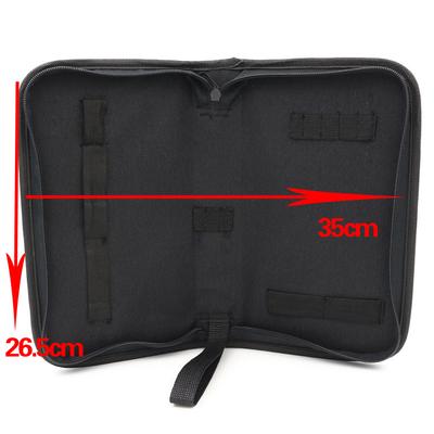 Oxford Cloth Toolkit Bag Black Multi-functional Watch Repair Zipper Storage Bags for Repair Tool
