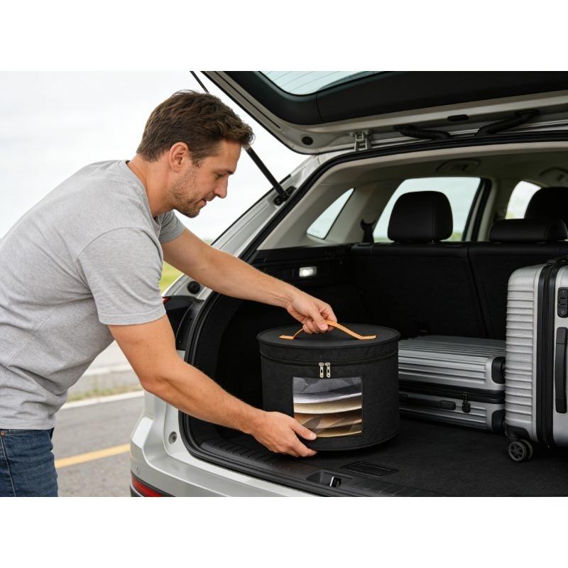 1/2pcs Hat Storage Bucket Foldable Storage Bag Multifunctional Storage Bag Suitable for Storing Hats