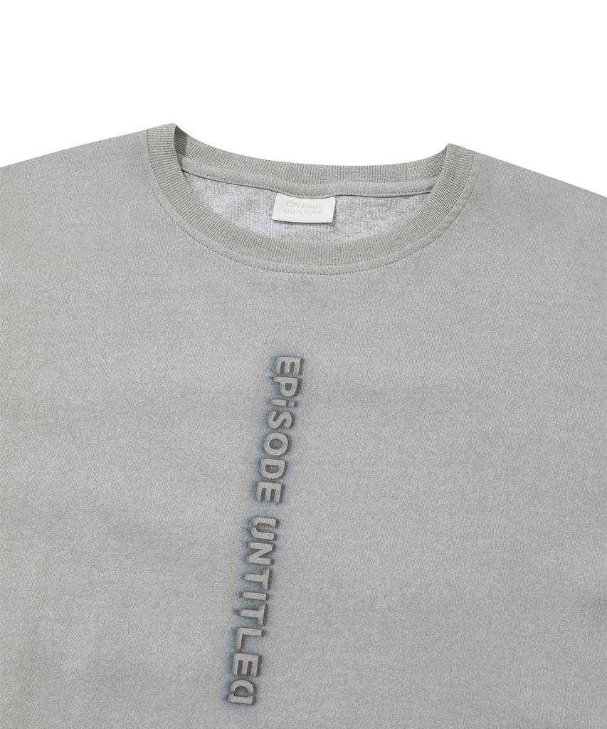 EPISODE UNTITLED Printing Patch Pigment Long Sleeves_Sand