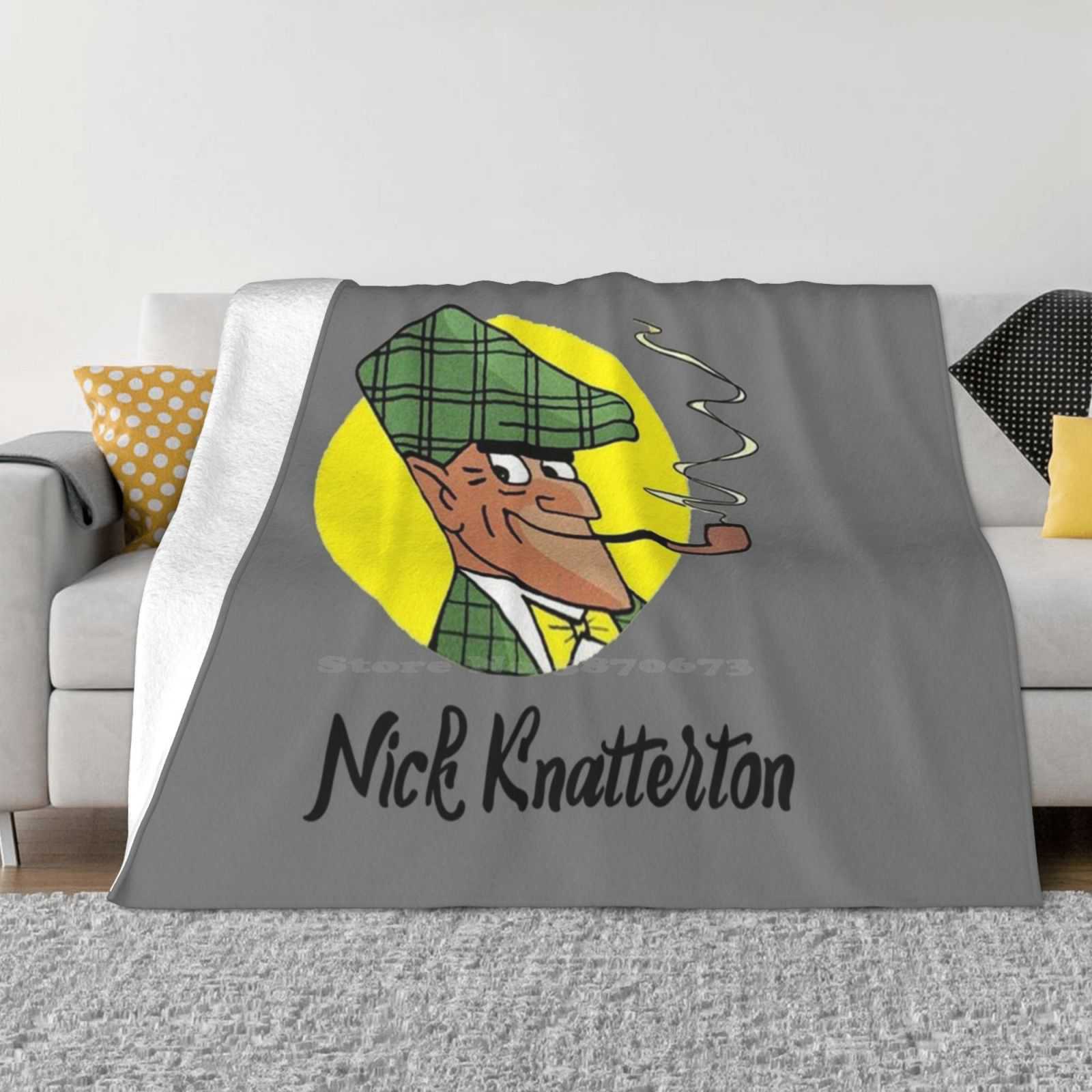 Nick Knatterton German Cartoon Movie Best Selling Room Household Flannel Blanket Nick Knatterton German Comic Strip Cartoon 30x40in