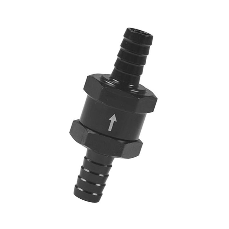 Universal Aluminum One Way Check Valve Non Return Valve Automotive Engine Fuel Line for Car Motorcycle Truck Use