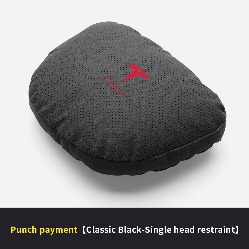 

Car Headrest Neck Support Seat Lumbar Cushion Neck Pillow For Tesla Model X Model 3 Model Y Model S Auto Interior Accessories чёрный