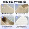 Men's Spring New Knitted Breathable Single Shoes, Dad's Shoes, Men's Casual Shoes, Comfortable Men's Shoes  Sneakers