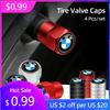 2025 Hot 4Pcs Car Wheel Air Stem Cover Tire Valve Dustproof Caps For G30 G20 G05 G07 G02 G01 E70 E71 F40 F10 F30 F07 F06 F20