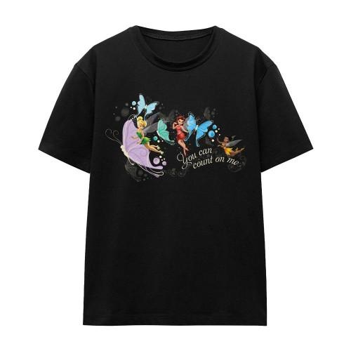 Disney Fairies Unisex Adult You Can Count On Me Tinker Bell & Rosetta T-Shirt