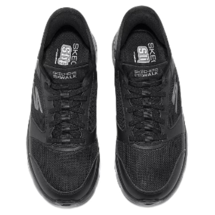 Skechers Go Walk Comfortable Soft Low Top Casual Shoes Men Sneakers Black 216504-BBK
