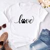 Black White Cartoon Dog Paws Tshirt Dogloving Pet Owner Tshirt Durable Plussize Casual Unisex Women Unisex Tshirt Daily Wear