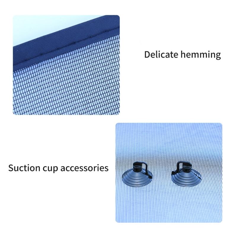 UV Protections Car Sunshades for Baby Child Pet Side Window Sun Blocking Mesh Cover Sunguards Easy Installation, 2 Pack