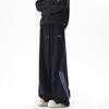 Einfarbig gestreifte lässige Hose Herren und Damen dünn weiter Beinschnitt lockerer fauler Stil vielseitig Komfort Kordelzug gerade Hose