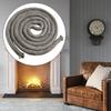 Rope Seal Stove/Fire Rope Log Burner Fireplaces Boiler For Industrial Oven 3meters Length Black White Fire Rope Door Seal
