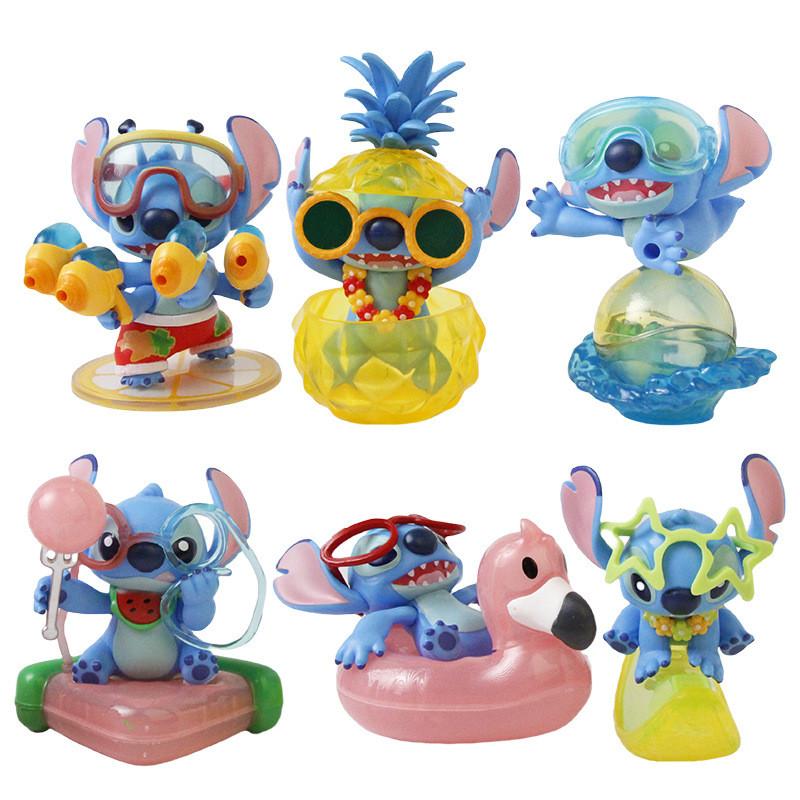 Action Lilo Stitch Figure Cartoon Model Toy Decoration Children Gifts Ornament