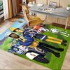 1pc Fireman Sam Adventures Carpet for Playroom Bedroom Living Room Sofa Home Decor,kids Game Area Rug Non-slip Floor Mat Y72898