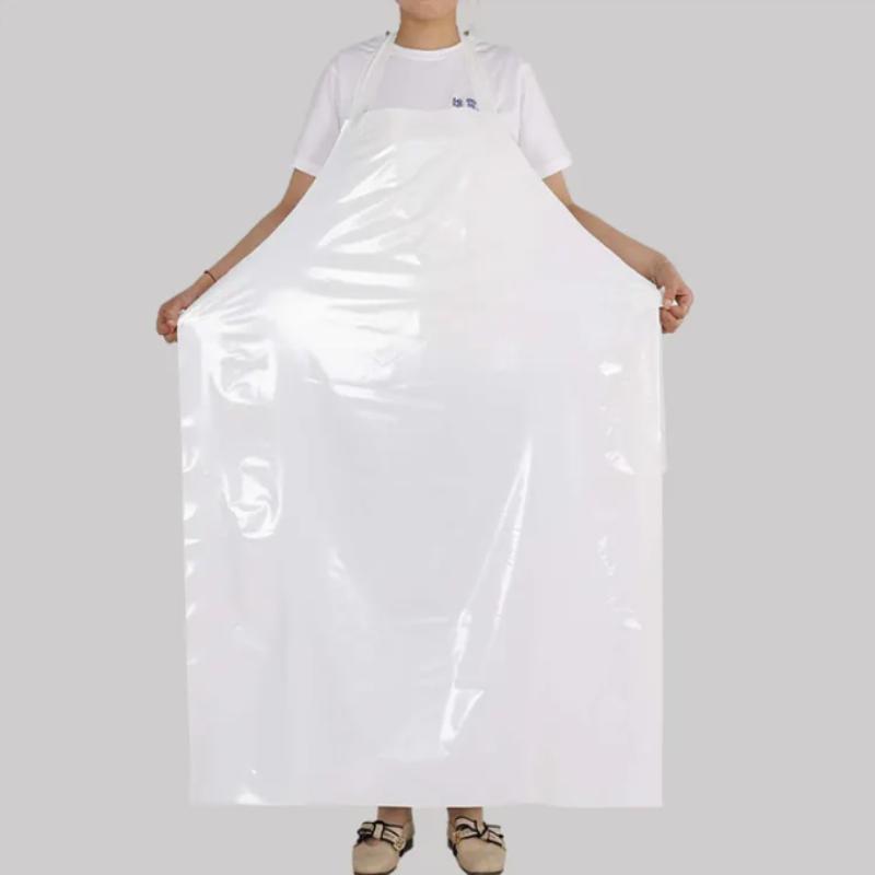 Apron Tpu Odorless Heat-Resistant Waterproof Oil Resistant Men'S And Women'S Aprons Multifunctional Apron