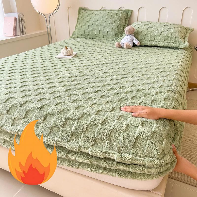 Einzel-/Queen-/Super King Dickere Fleece-Überwurfdecke für Bett oder Sofa Weiche Plüschdecke