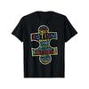 Autism Puzzle Piece Graphic Tee Positive Words Print Soft Cotton Unisex Casual Daily TShirt
