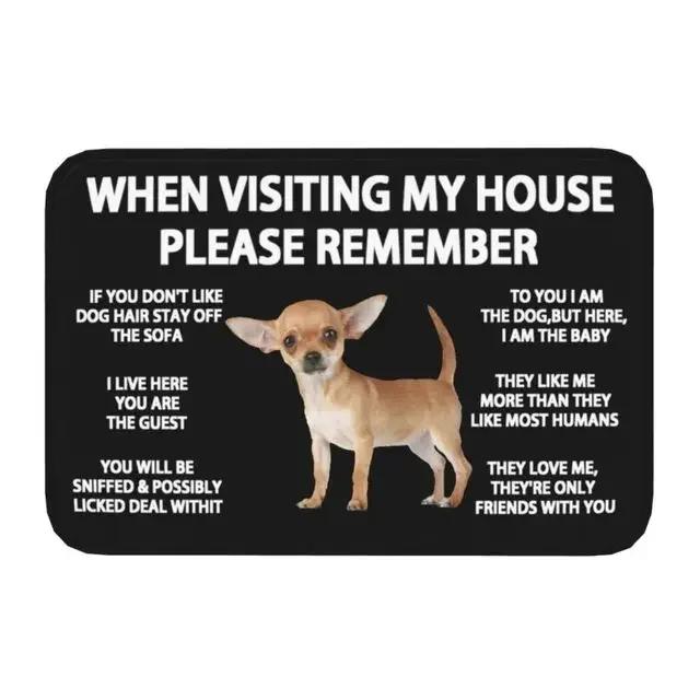 

Siberian Husky Welcome Doormat Non Slip Luxury Home Decor Long Rugs for Kitchen Balcony Bedroom Entry Door Carpet 40x60cm