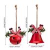 Christmas Bell Ornaments: Small Tree Pendants for Festive Home Decor