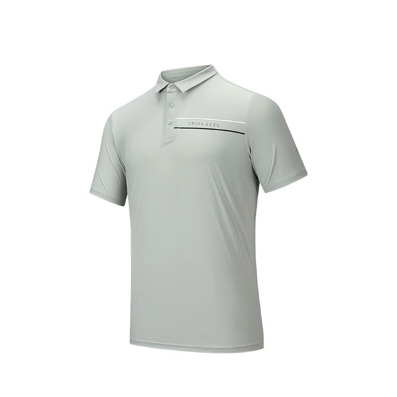 

Anta Удобная Простая Универсальная Полосатая Дышащая Футболка-поло с коротким рукавом Мужские Футболки-поло Бледно-зеленый 152537123-2