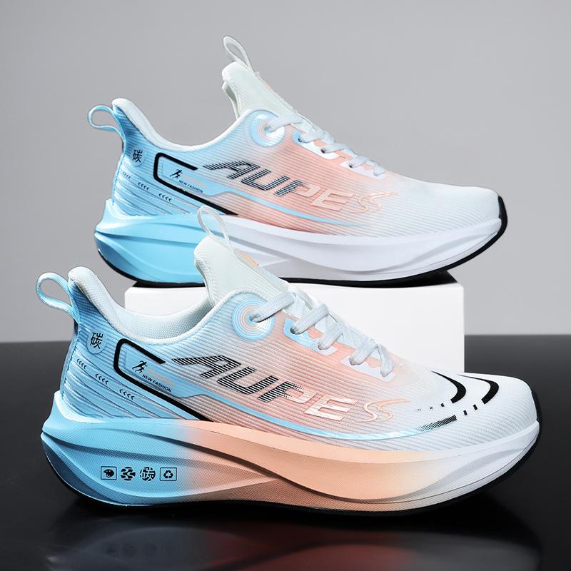 Summer breathable sneakers ultra-light shock-absorbing running shoes youth training shoes rebound racing marathon sneakers