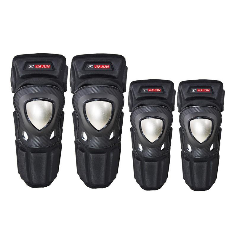 Adult Off-Road Motorcycle Knee Elbow Guards Protective Gear Set Dirt Bike Riding