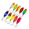 Ma Kou Sequins Long Range Metal Road Subbait Microobject Colorful Melon Seed Sequins White Stripe Crossmouthed Perch Spoon Type Fake Bait