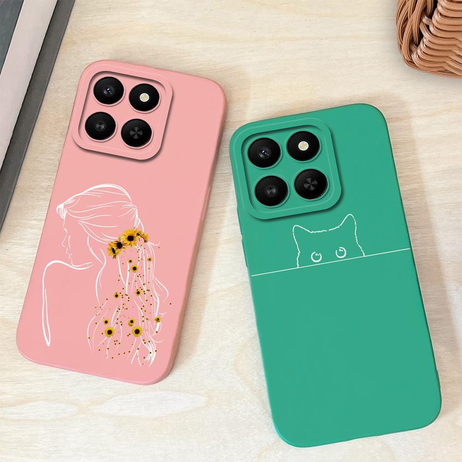 For Honor X7D X9D Case Colorful Hearts Soft Liquid Silicone Full Protection Phone Back Cover For Honorx7d Honorx9d Fashion Funda