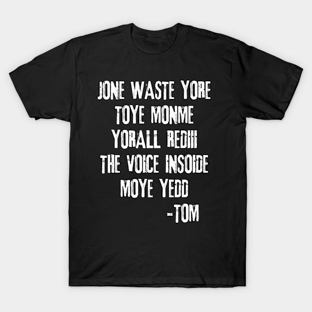 Asian Size Men Black Print T-shirt Jone Waste Yore Toye Monme No-Cut Heat Transfer Print Cotton Tshirt