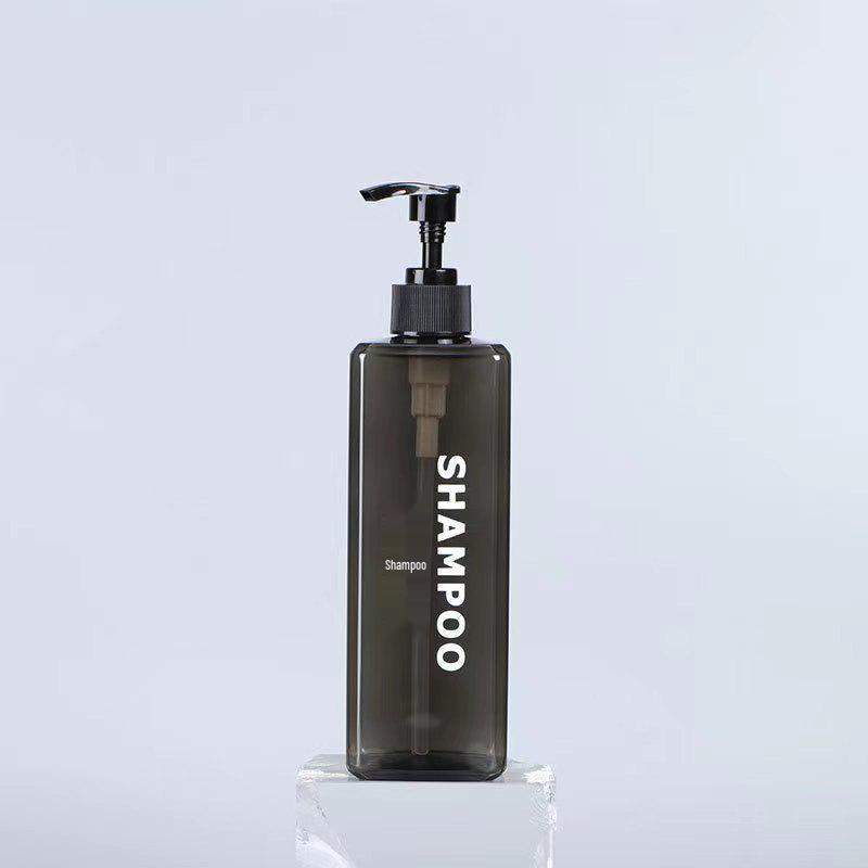 Punch-Free Wall Soap Dispenser: Hotel Bathroom Shampoo & Shower Gel Lockable Rack with Manual Press
